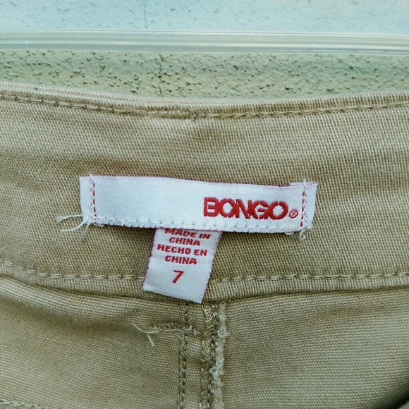 Bongo Khaki Ankle Biter High Wasted Size 7 - Picture 5 of 7